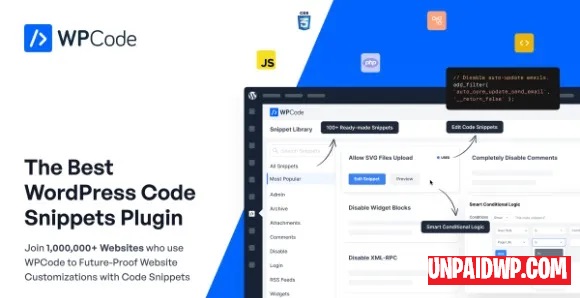 WPCode Pro Best WordPress Code Snippets Plugin