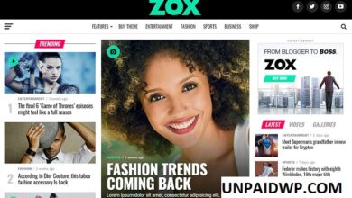 ZOX NEWS WORDPRESS THEME