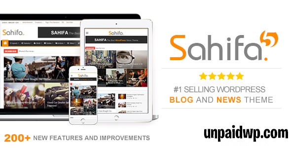 Sahifa v5.8.2 Free Download WordPress Theme