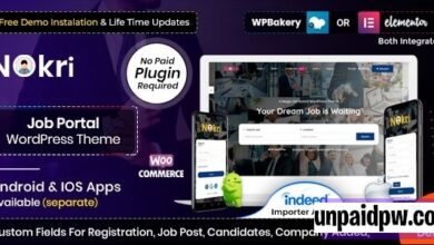 nokri free download wordpress theme